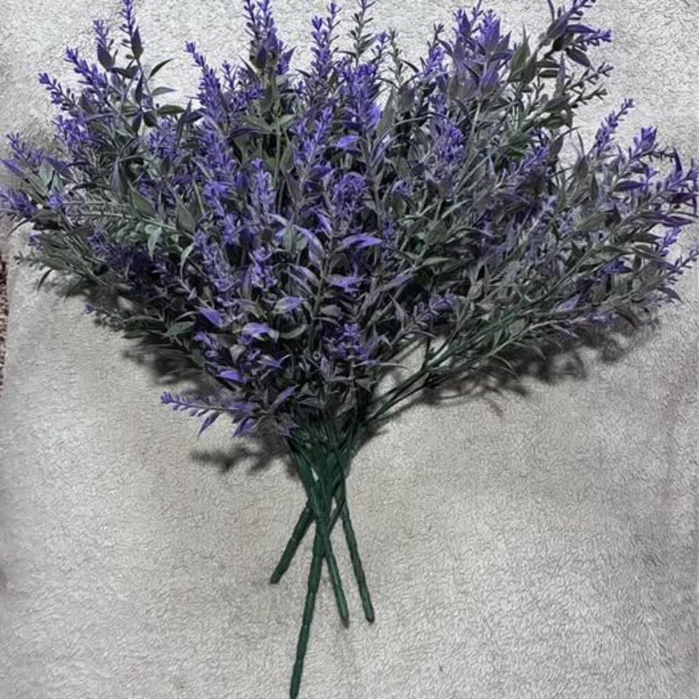 Artificial Lavender Flower Bunches - Qty 5